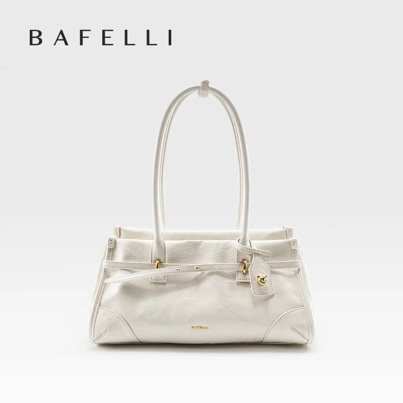 Roselle Saffiano Shoulder Bag - Blushed Pink