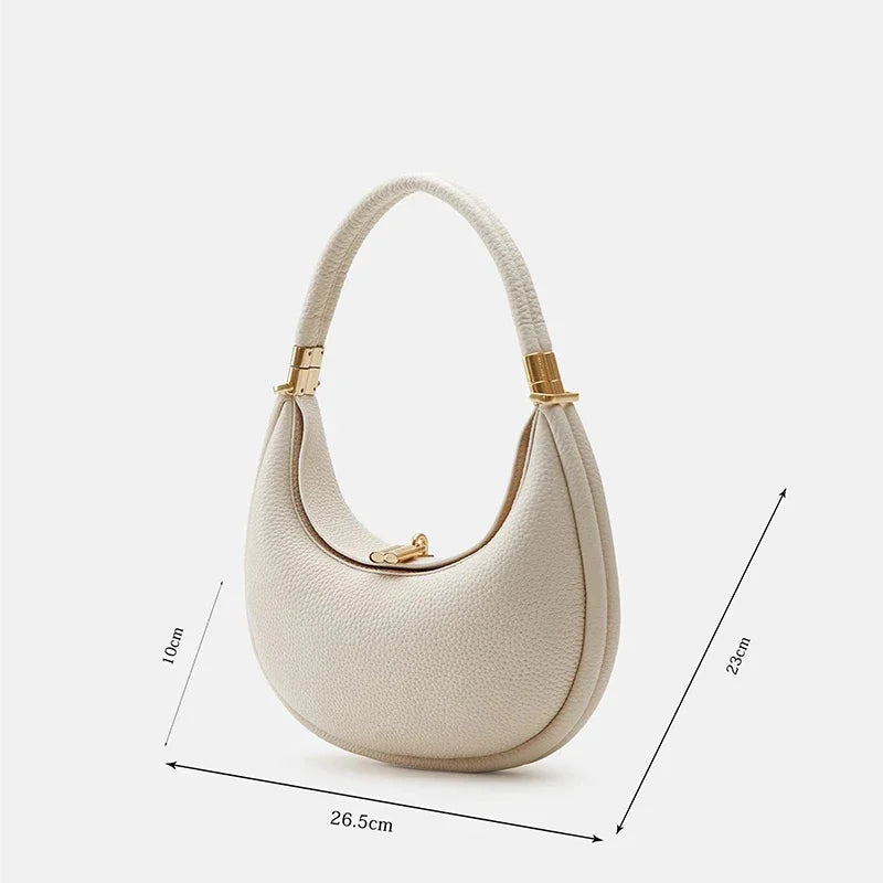 Cloud Halo Crescent Bag - Ivory Cream
