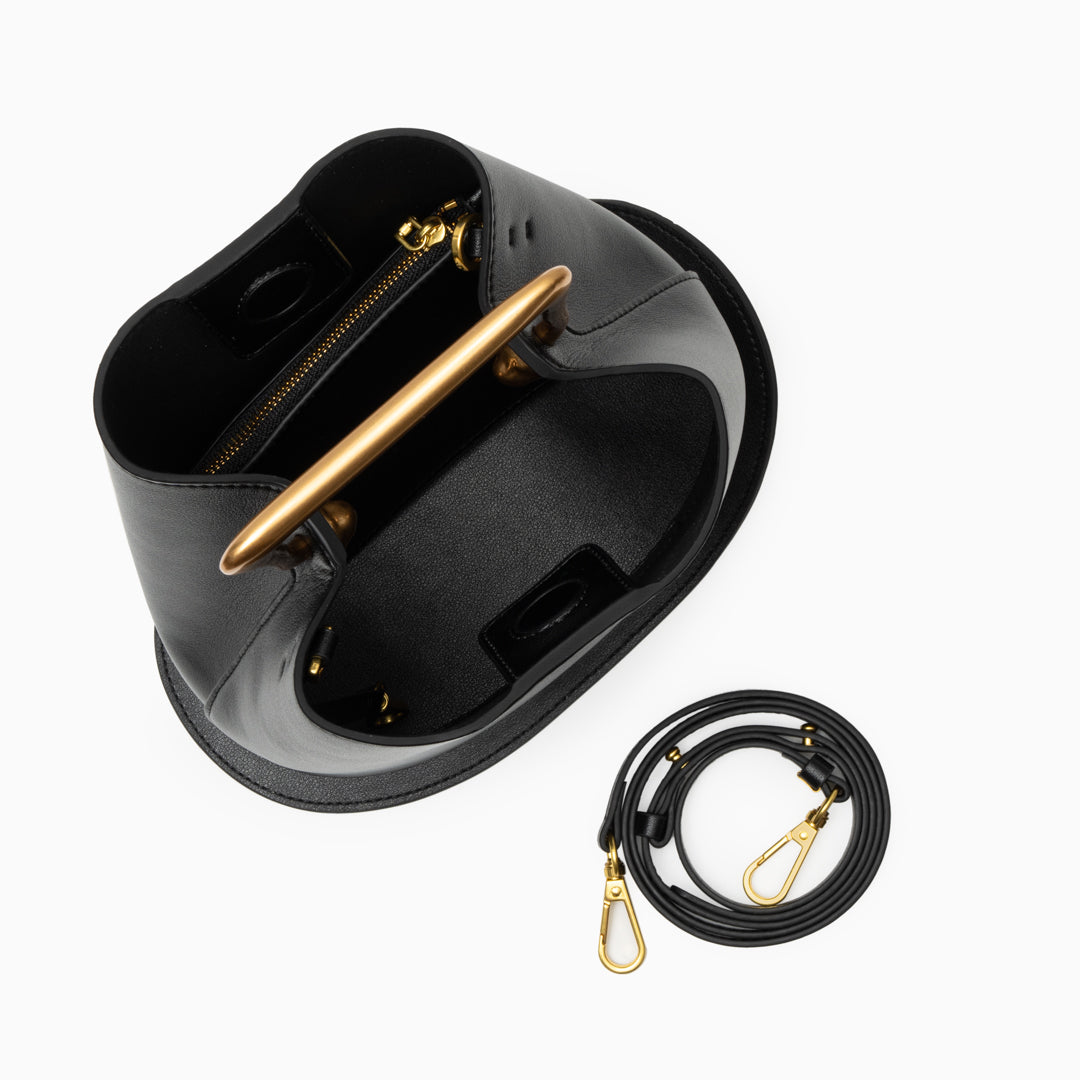 Mira Curve Handle Bag - Burnt Caramel