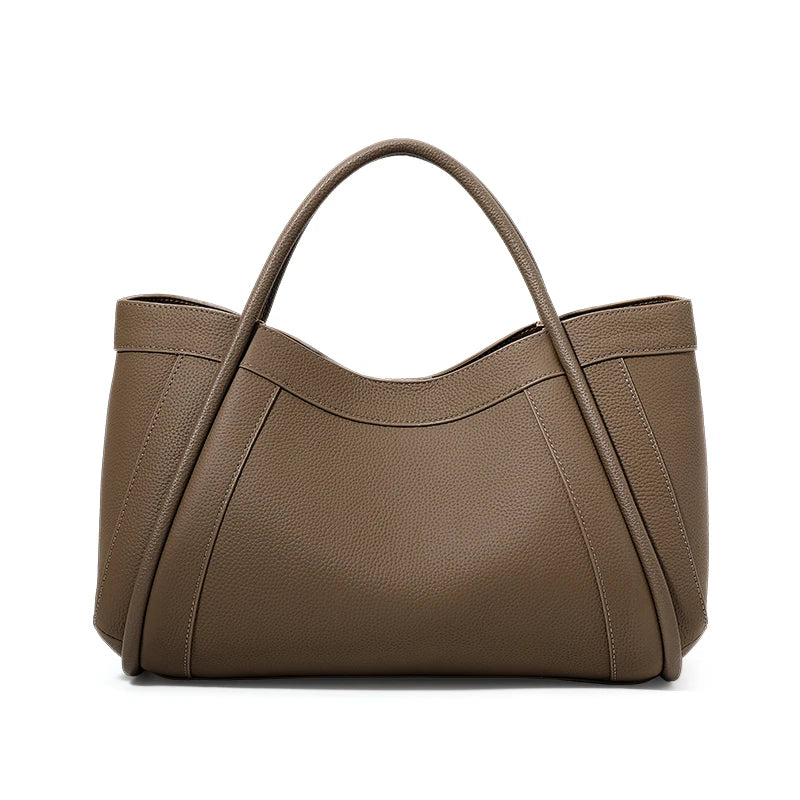 Jeminé Contour Tote - Desert Cacao