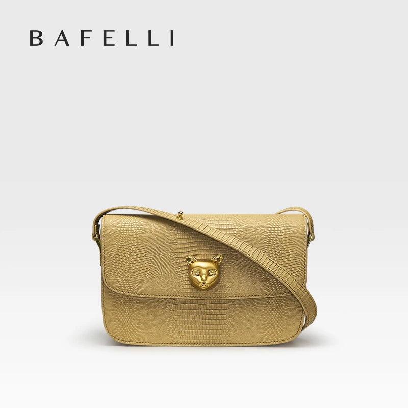 Chérie Petit Cat Clasp Bag - Golden Fawn