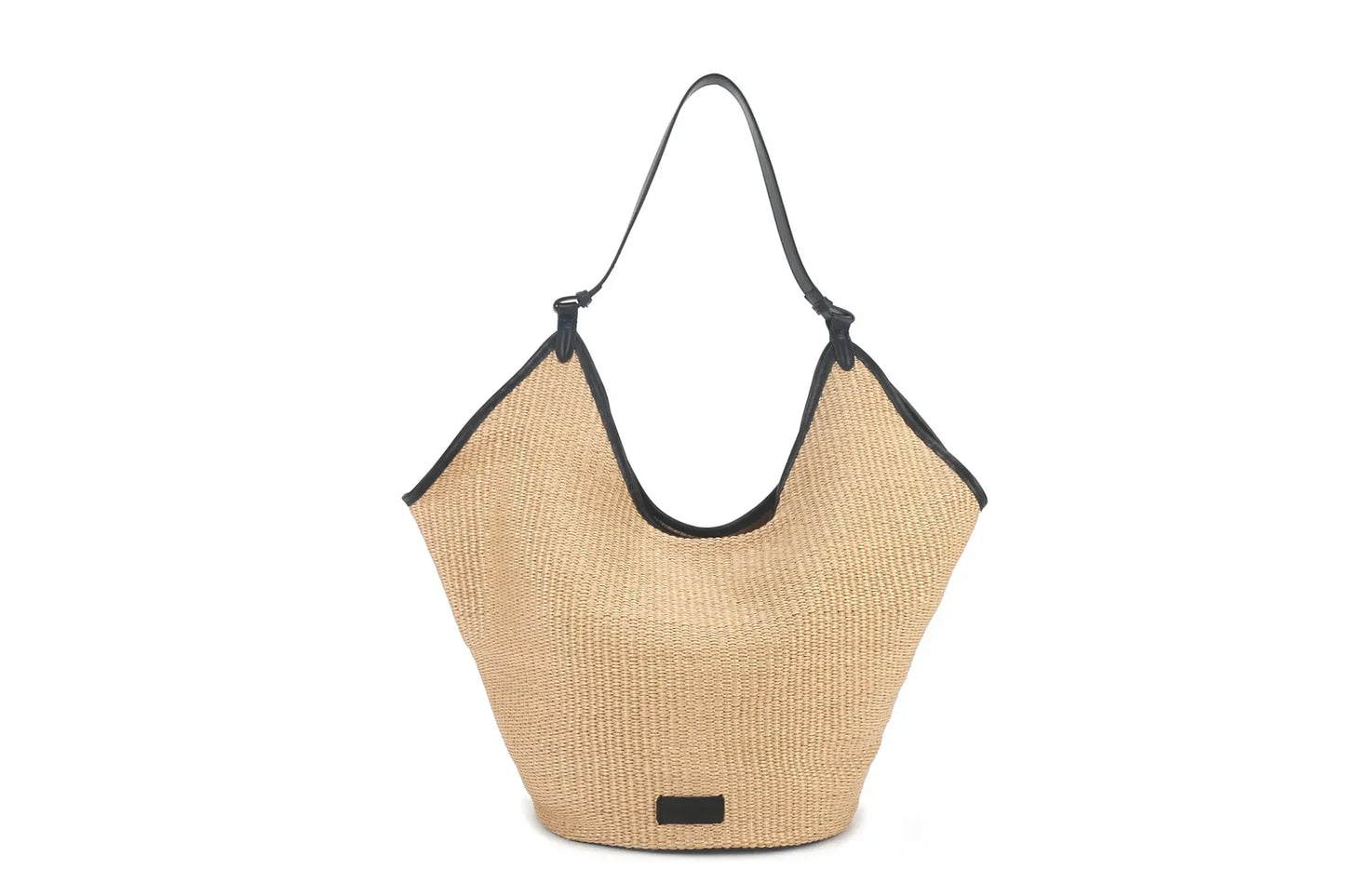 Zahra Shore Woven Bag - Oat Beige