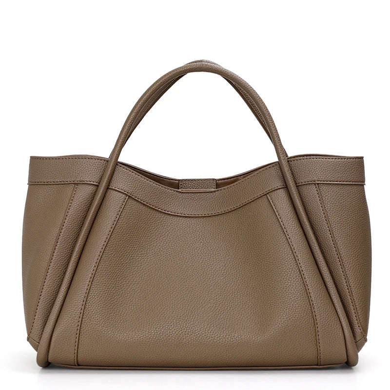 Jeminé Contour Tote - Desert Cacao