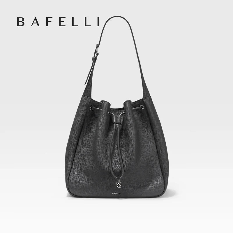 Bellamy Drawstring Tote - Blood Red