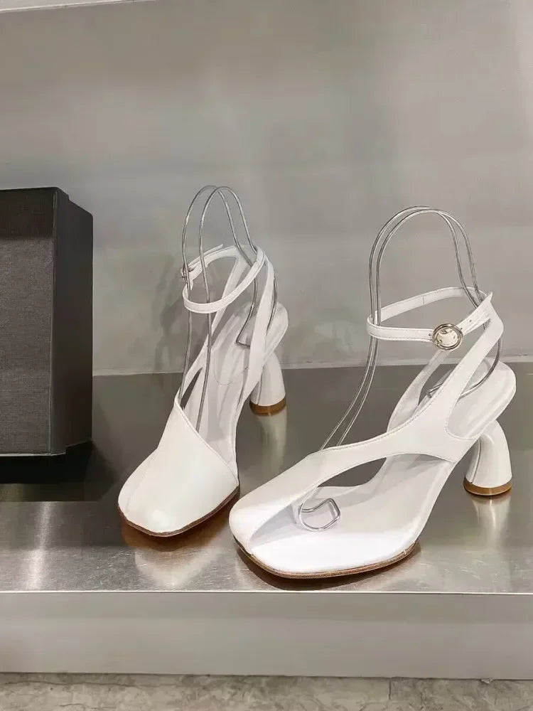 Elyse X Sculpt Heel - Midnight Black
