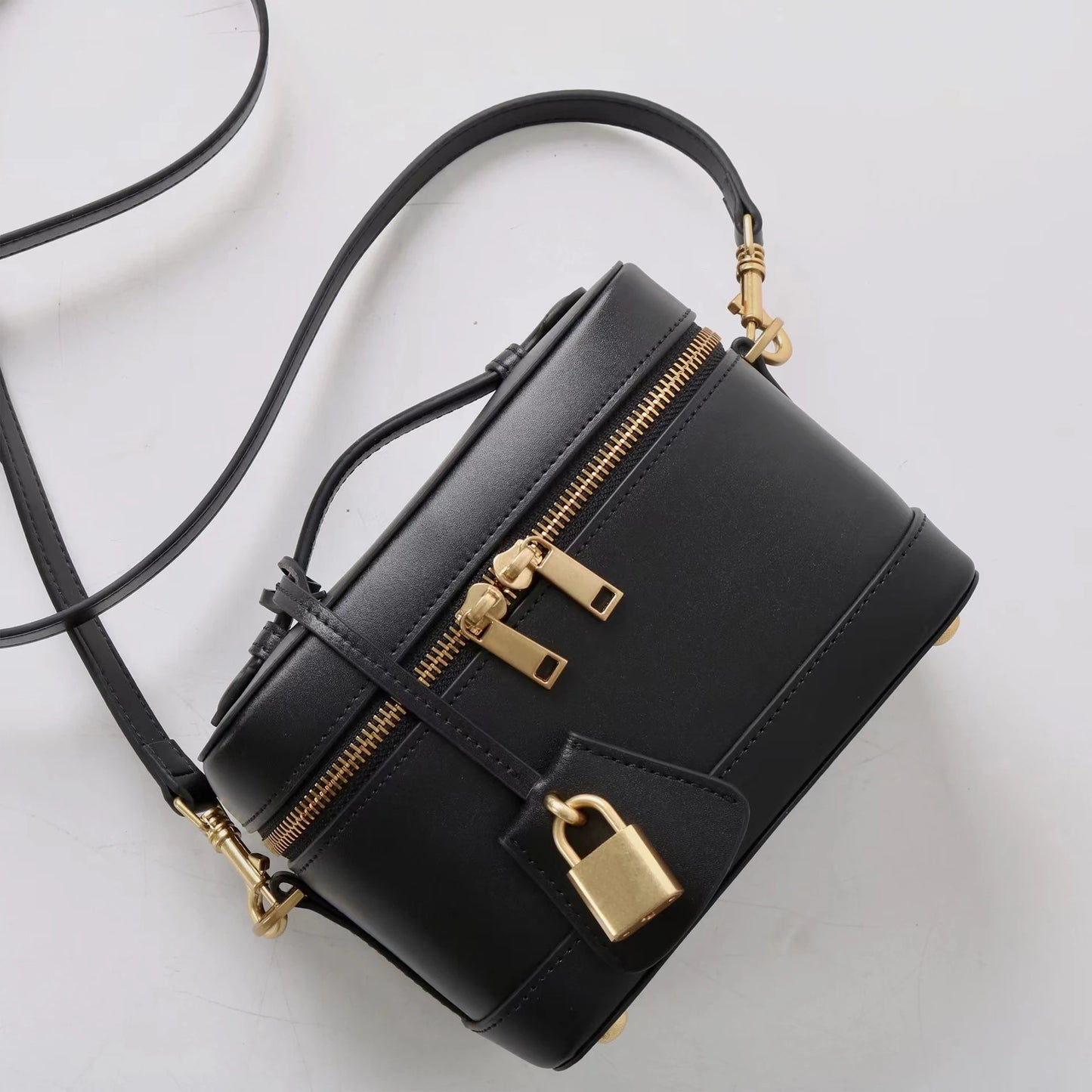 Mini Trésor Case Bag - Midnight Black