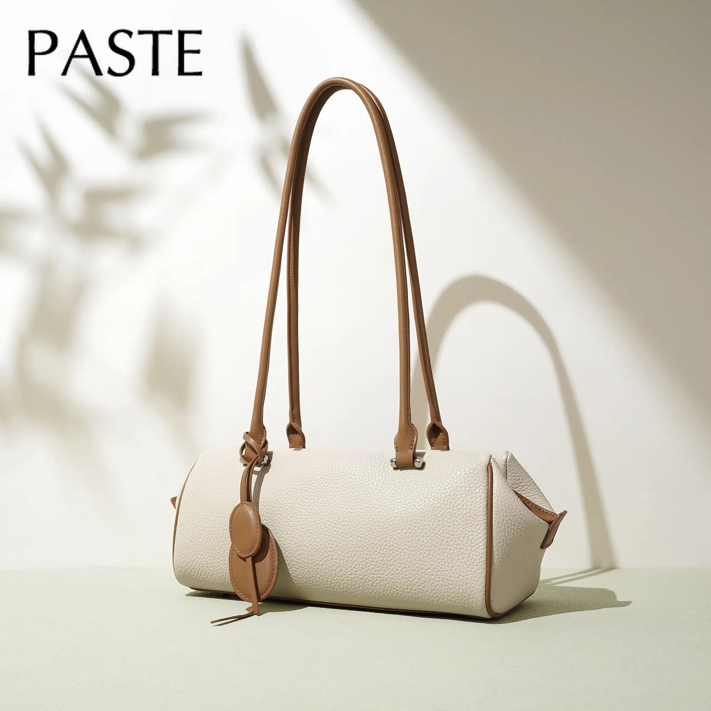 Classic Elongé Barrel Bag - Milkstone Tan