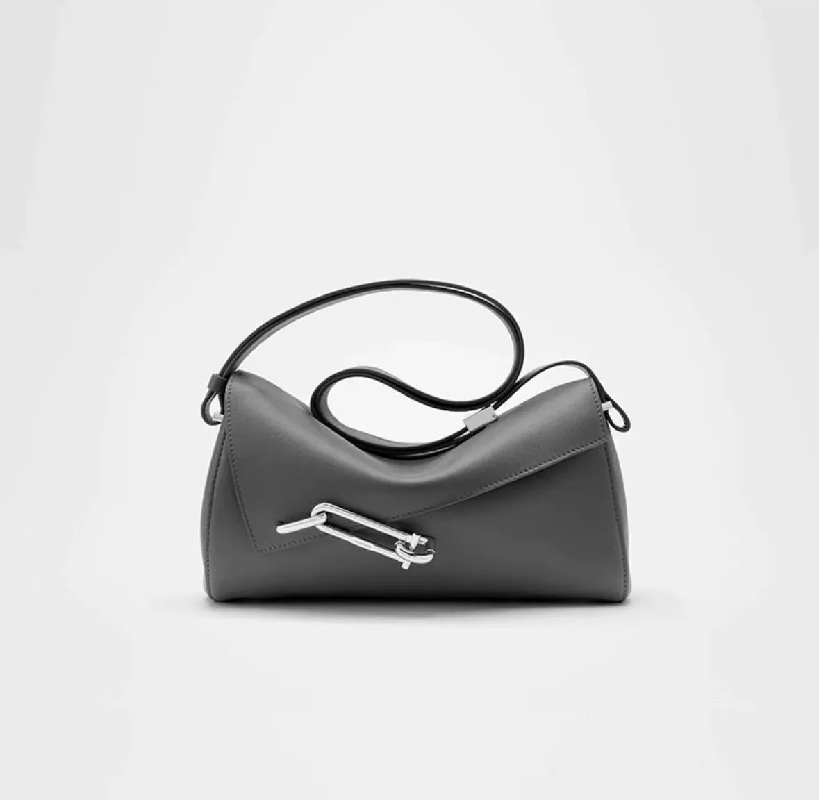 Khia Clasp Bag - Deep Plum