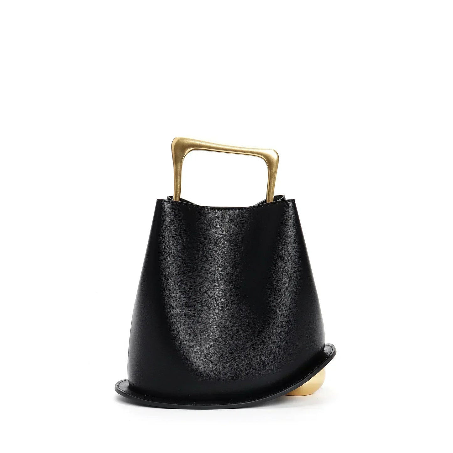 Large Capacity Tote Bag Commuter Basket Female Bags for Women Genuine Leather Bolsos Mujer Magnetic Button Bolsas Sac De Femme