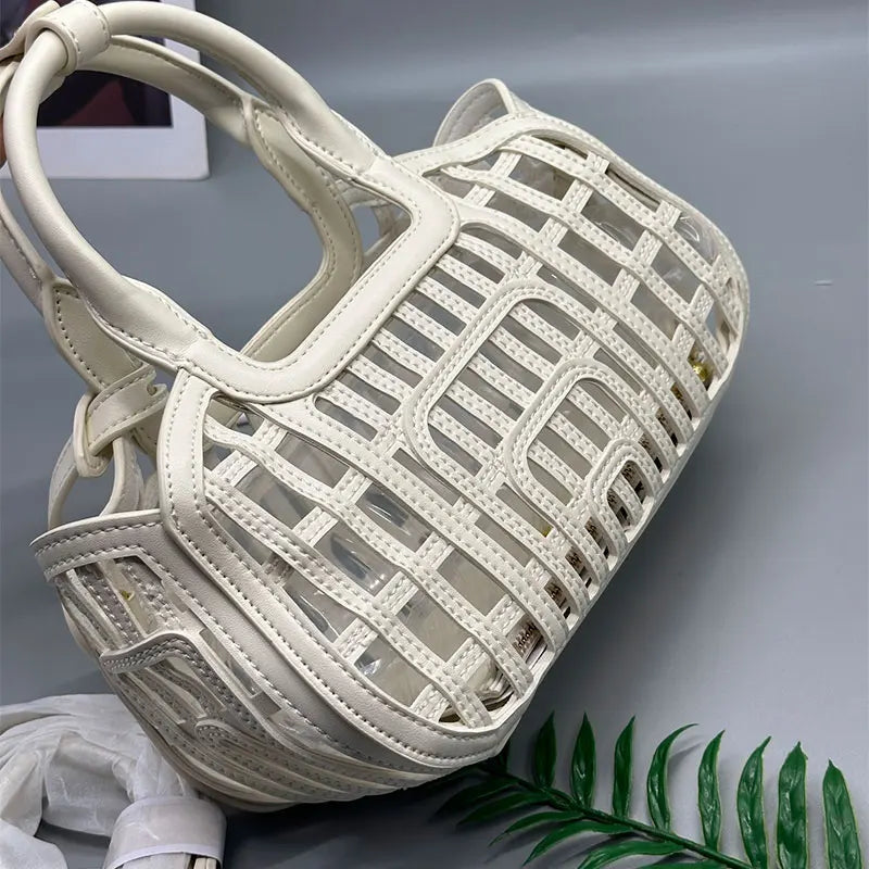 Venti Woven Courtside Bag - Toffee Brown