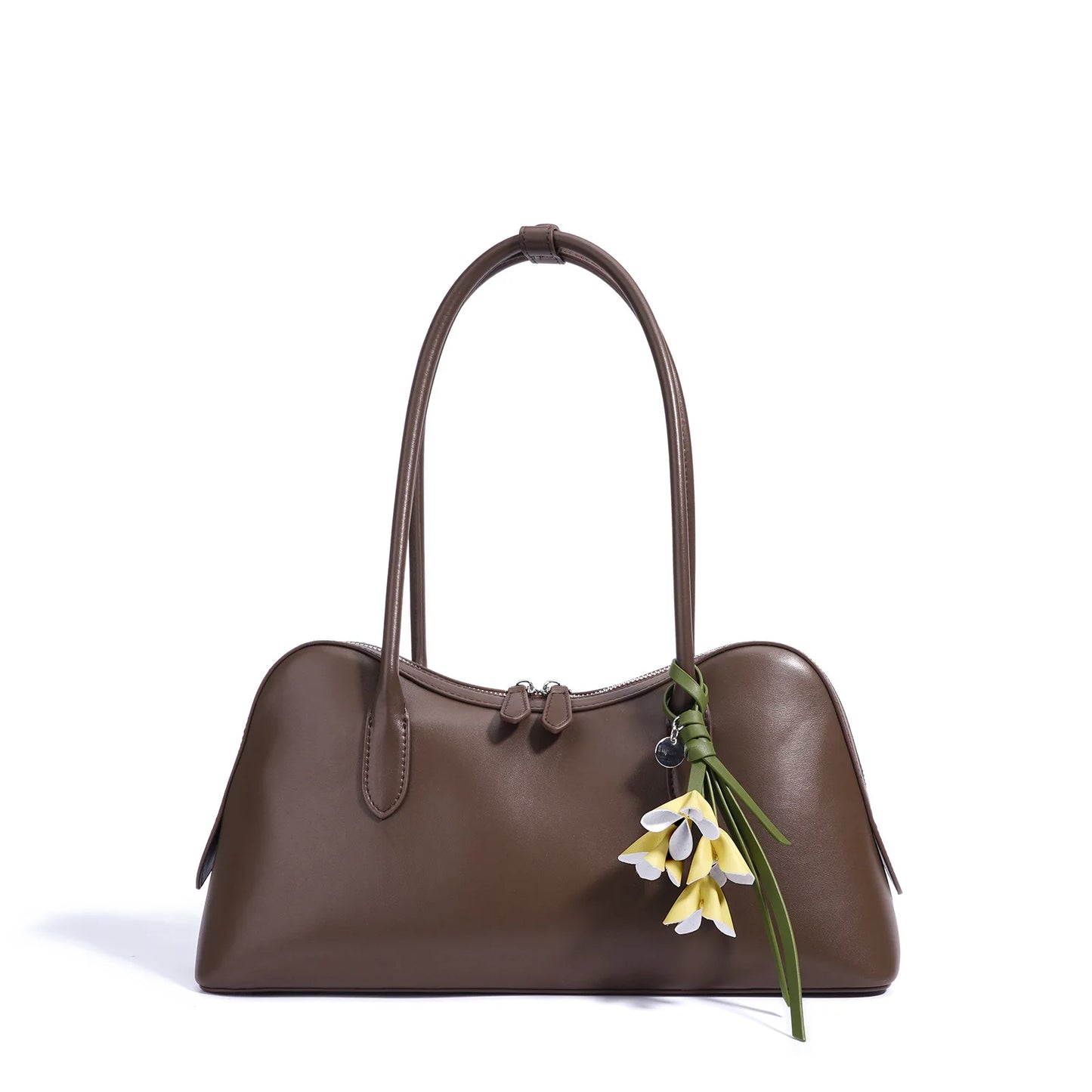 Isobela Bloom Charm Shoulder Bag - Cream White