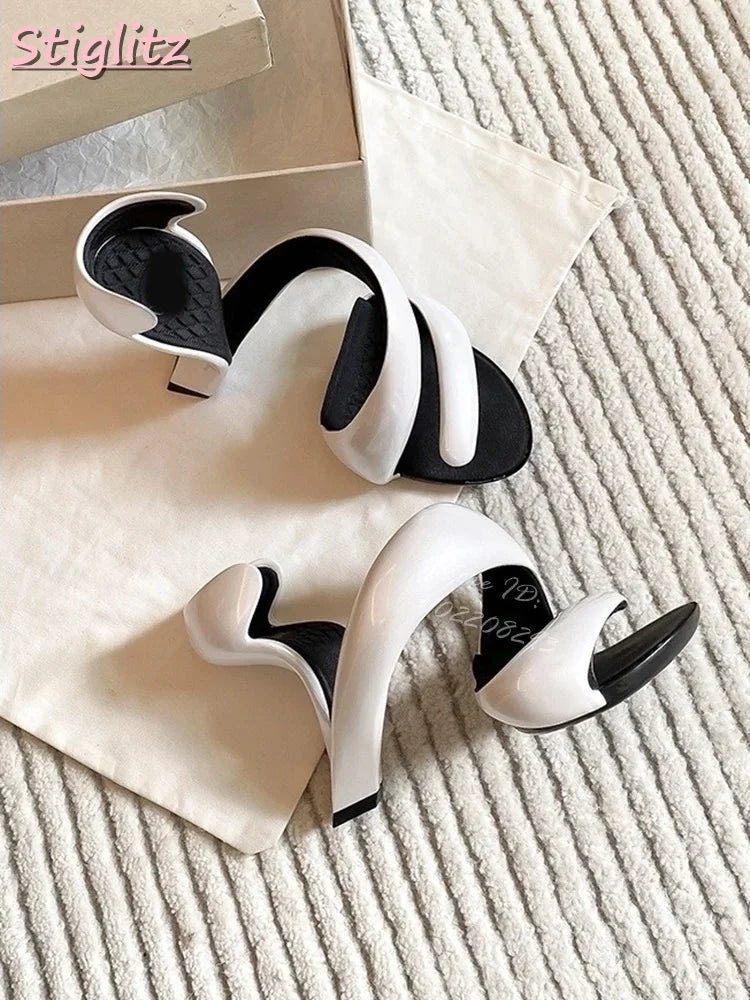 Dune Spiral Heels - Molten Bronze