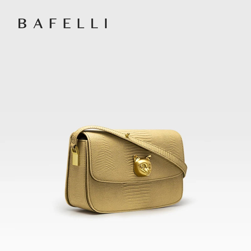 Chérie Petit Cat Clasp Bag - Golden Fawn