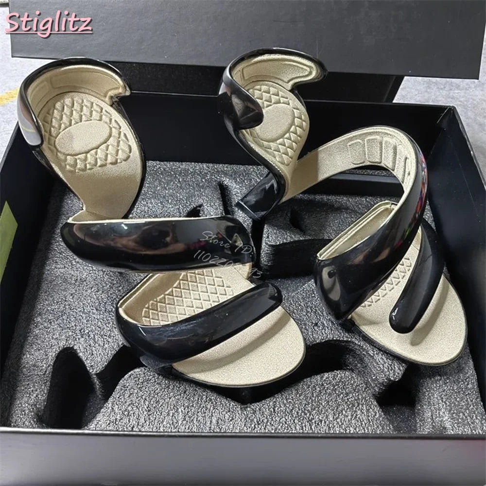Dune Spiral Heels - Molten Bronze