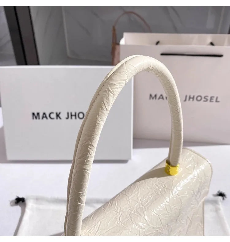 Celeste Charm City Bag - Textured White
