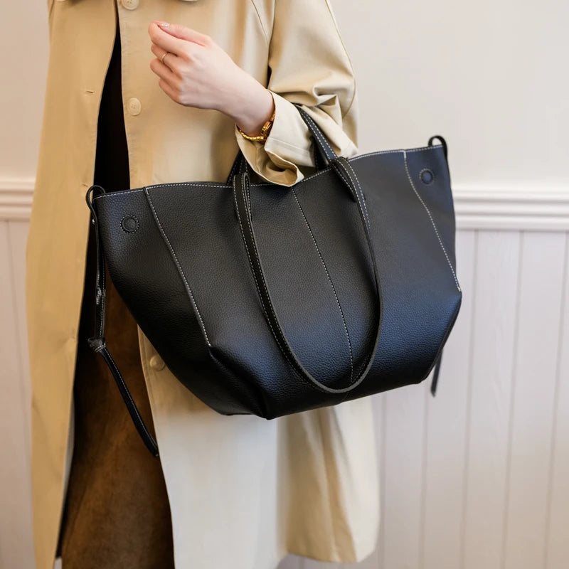 Civita Structured Day Tote - Clay Gray