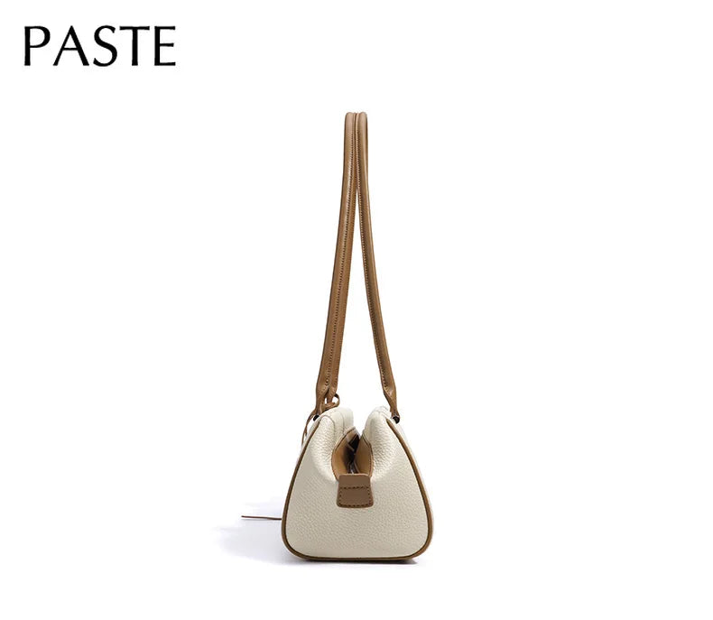 Classic Elongé Barrel Bag - Milkstone Tan