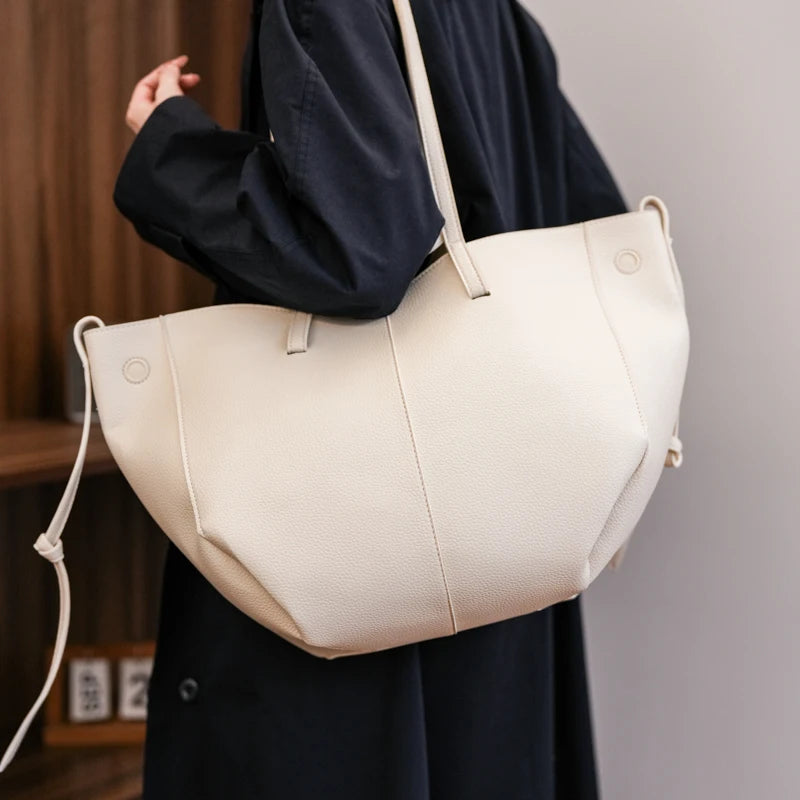 Civita Structured Day Tote - Clay Gray