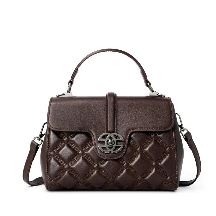 Celine Citadel Clasp Bag - Midnight Black