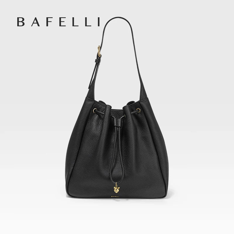 Bellamy Drawstring Tote - Blood Red