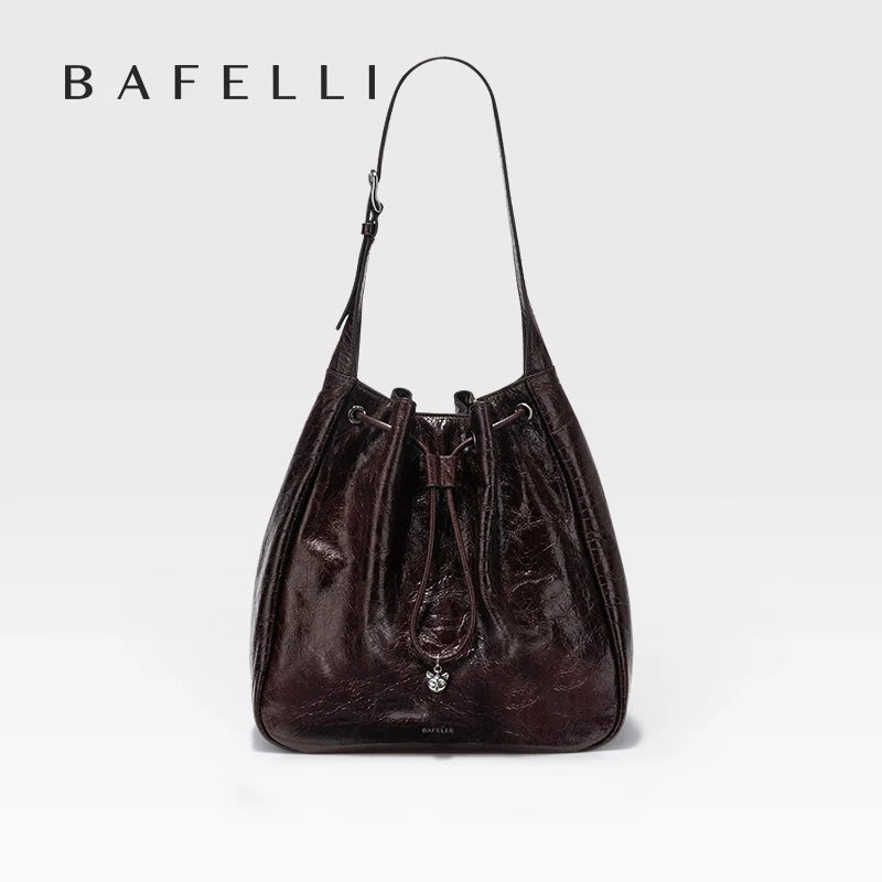 Bellamy Drawstring Tote - Blood Red