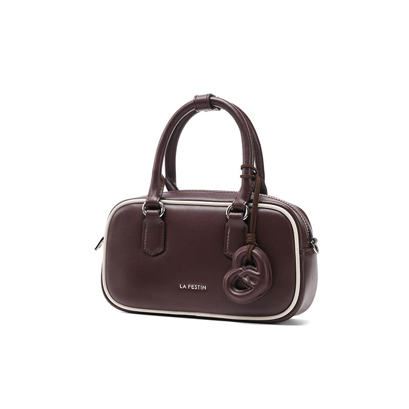 Monaco Petite Vintage Box Bag - Caramel Brown
