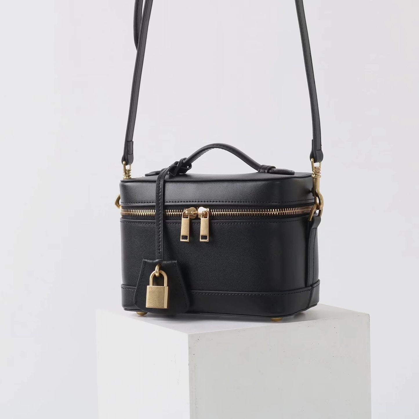 Mini Trésor Case Bag - Midnight Black