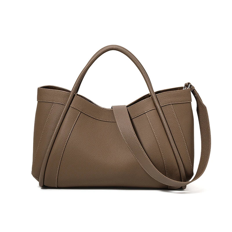 Jeminé Contour Tote - Desert Cacao