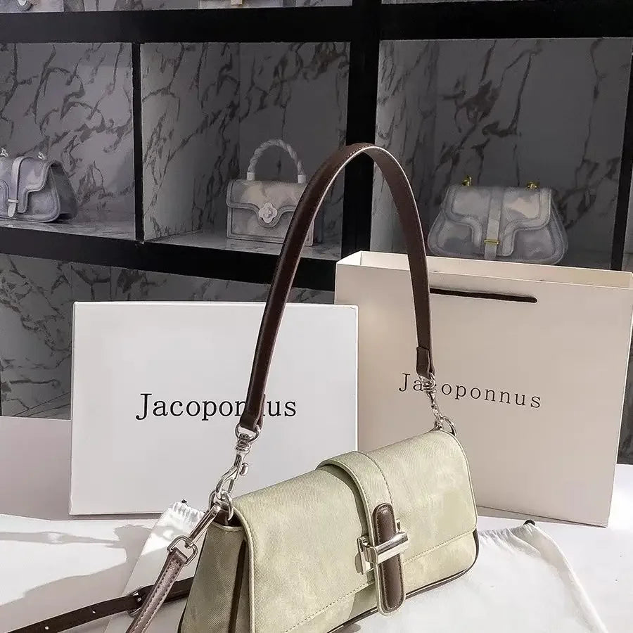 Ella Flip Bag - Denim Sage
