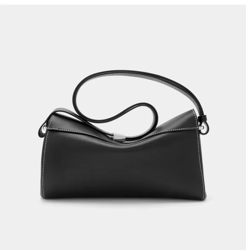Khia Clasp Bag - Deep Plum