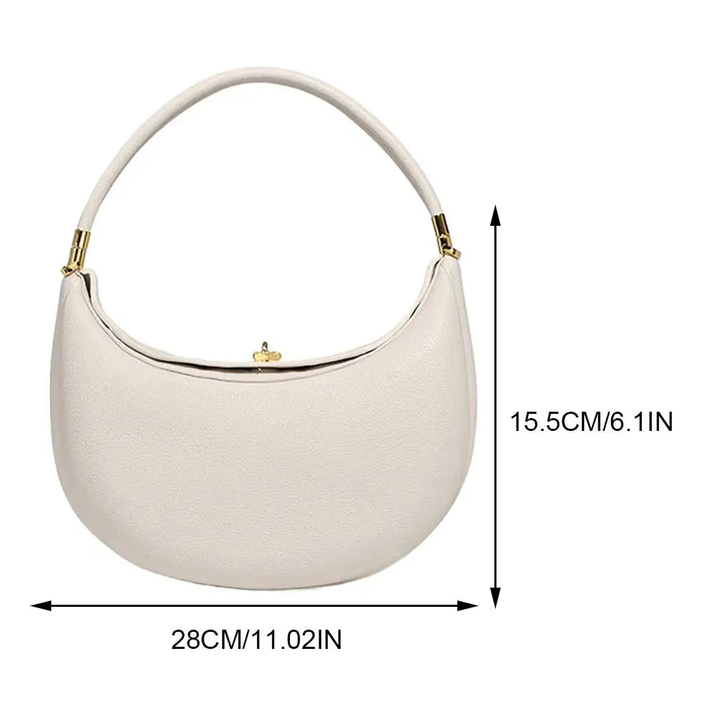 Cloud Halo Crescent Bag - Ivory Cream