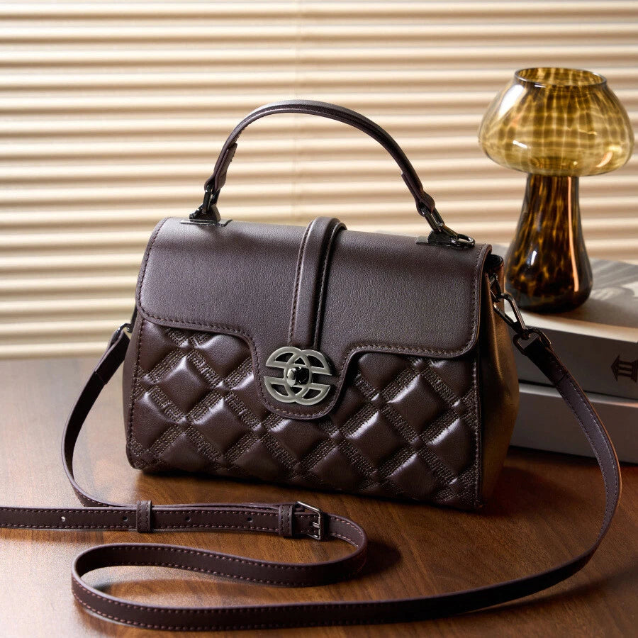 Celine Citadel Clasp Bag - Midnight Black