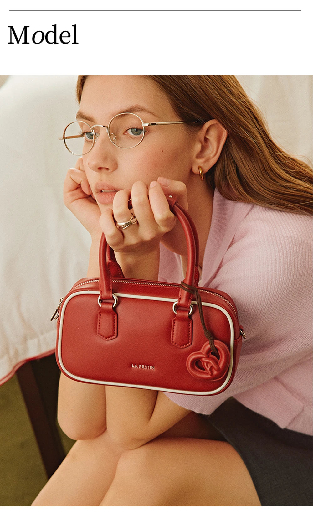 Monaco Petite Vintage Box Bag - Caramel Brown