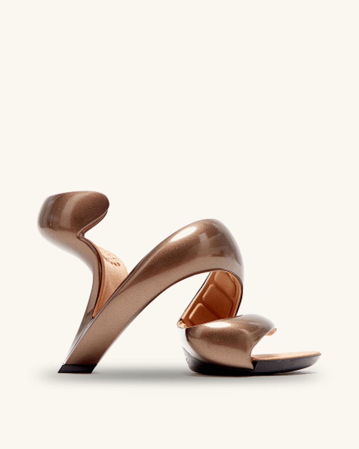 Dune Spiral Heels - Molten Bronze