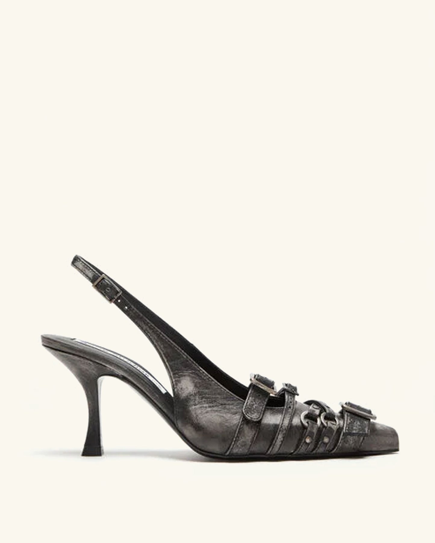 Mercier Slingback Buckle Heel
