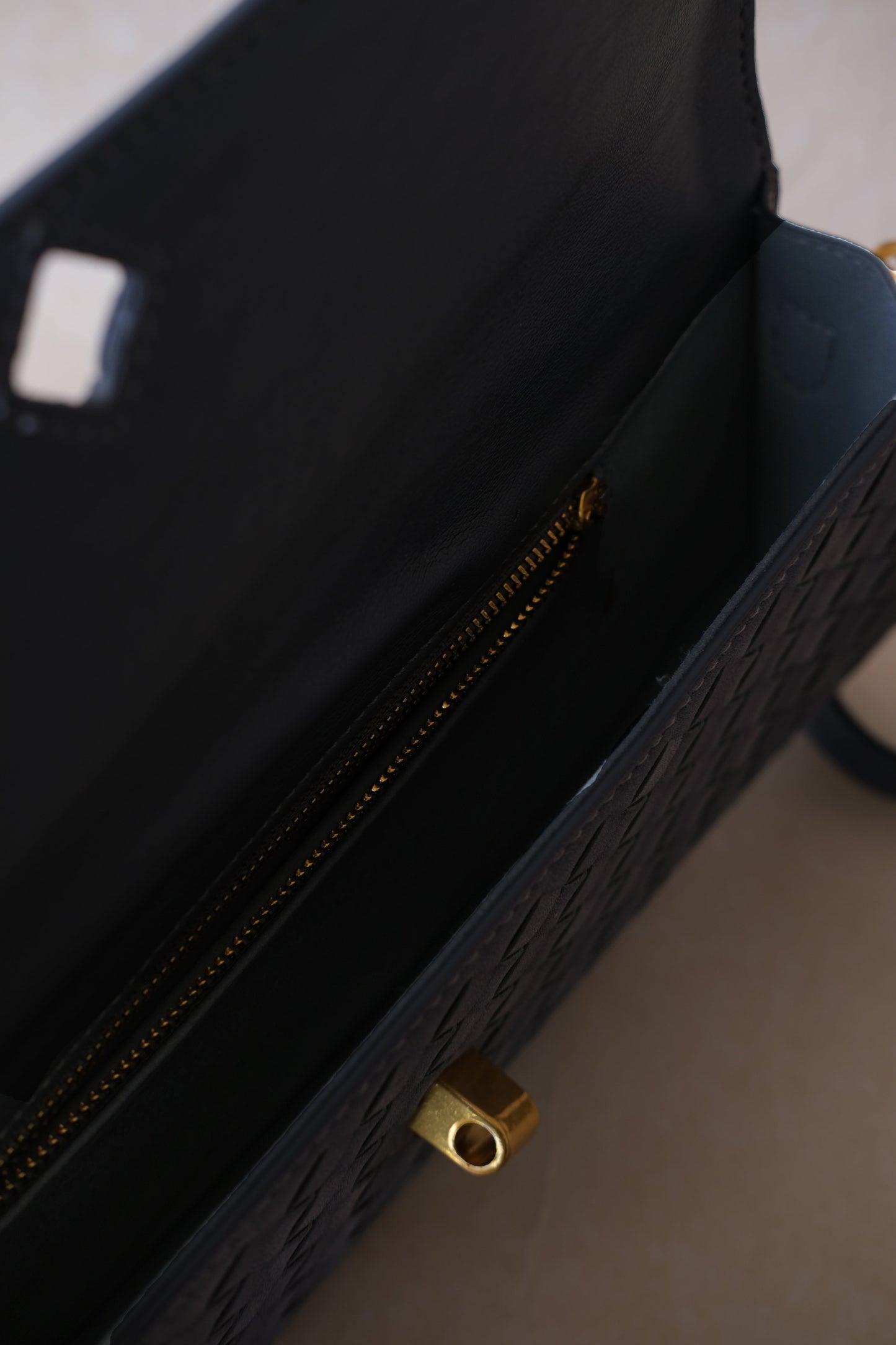 Celine Matte Woven Clutch