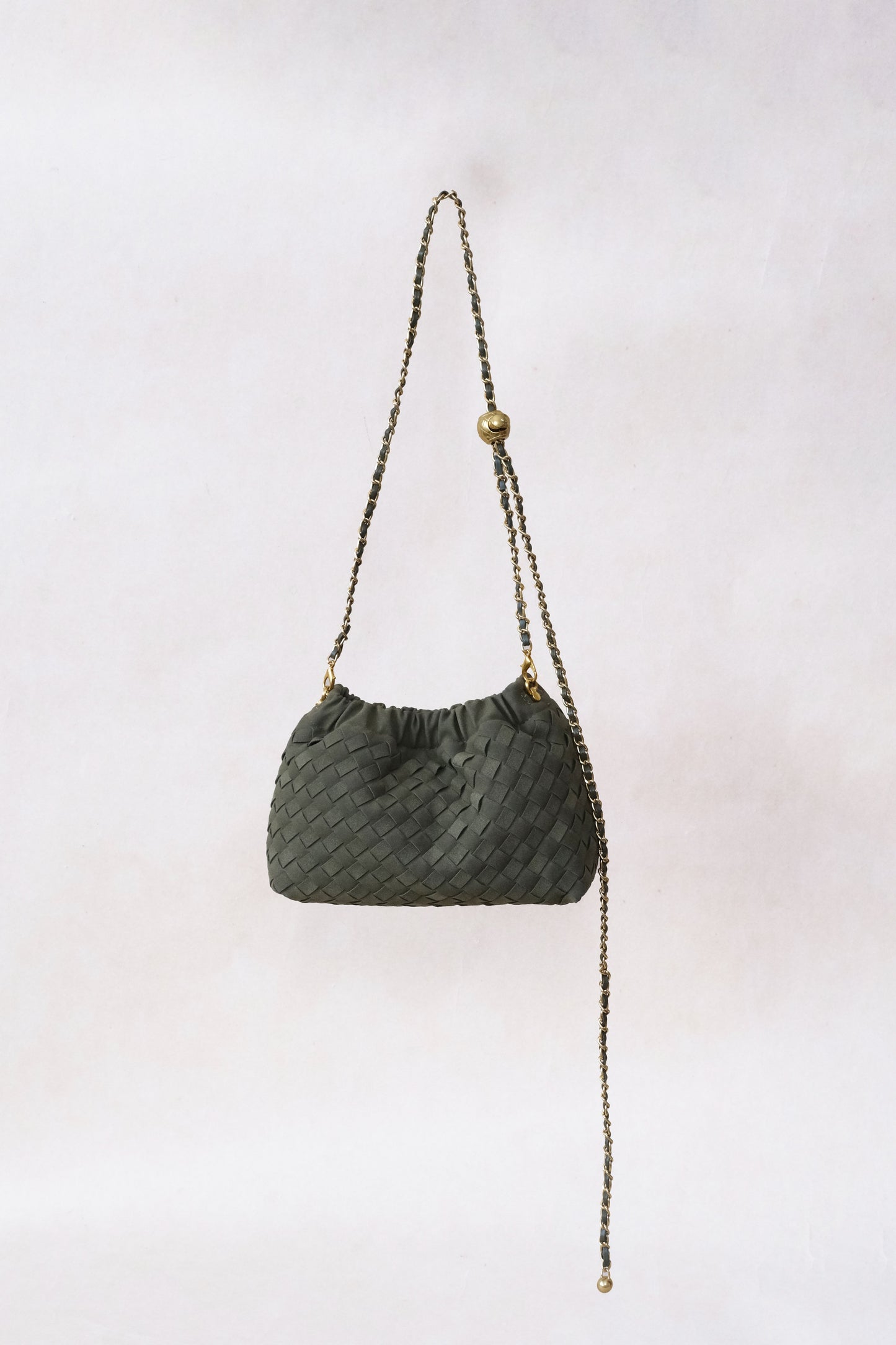Artisan Signature Cloud Bag - Olive Green