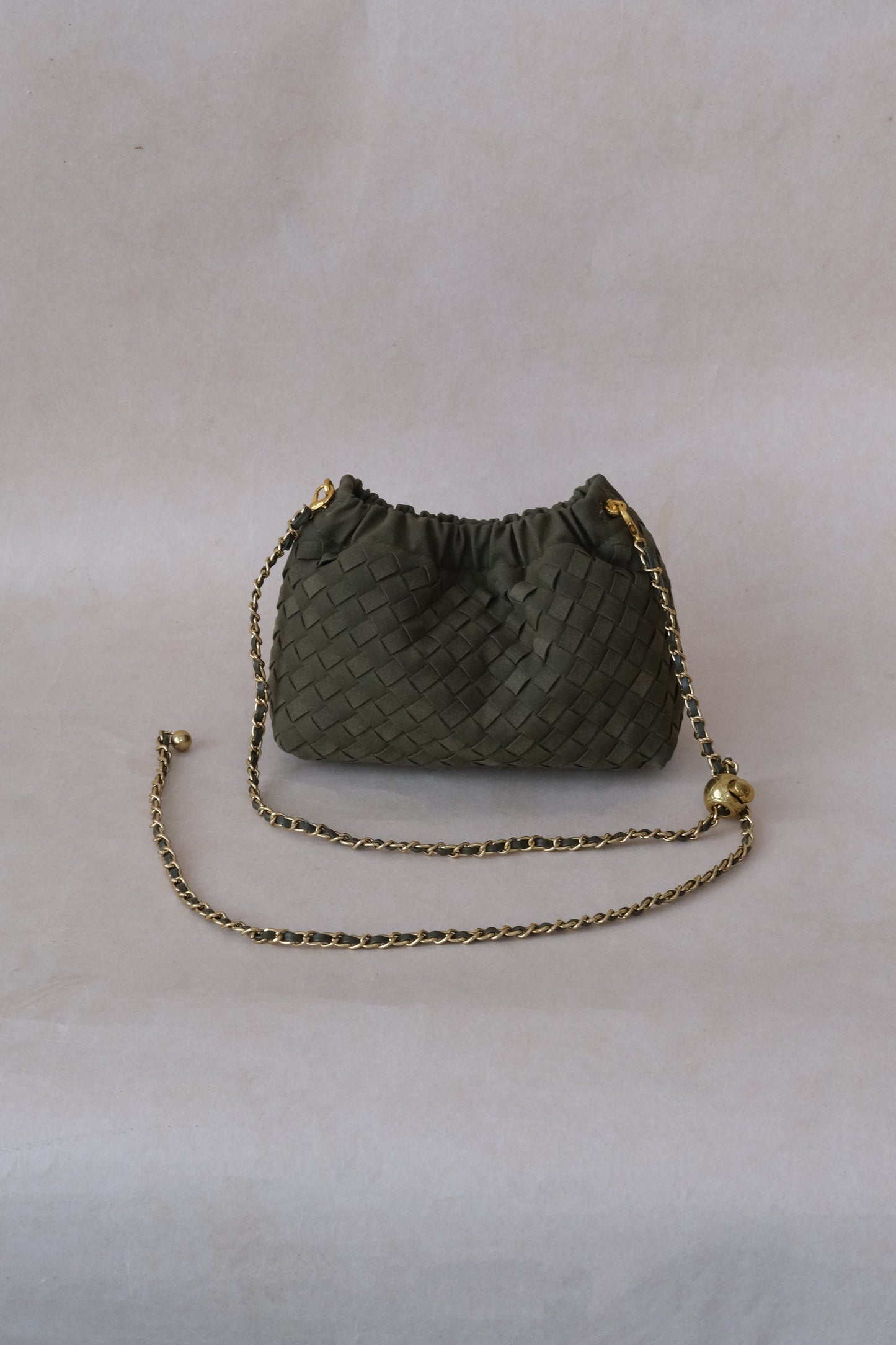 Artisan Signature Cloud Bag - Olive Green