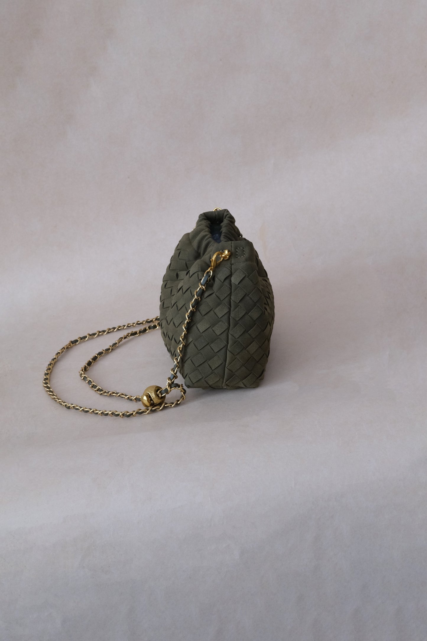 Artisan Signature Cloud Bag - Olive Green