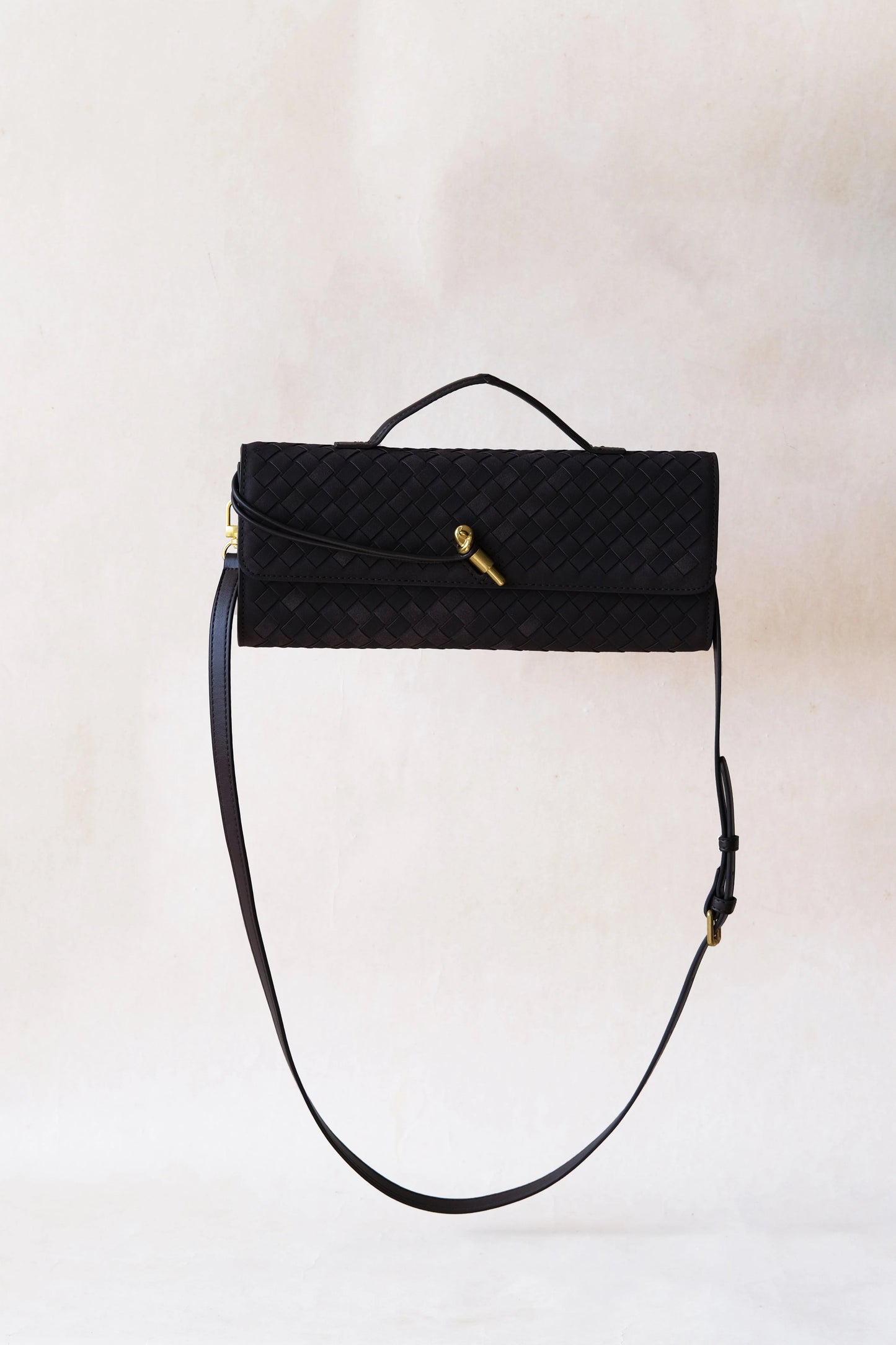 Celine Matte Woven Clutch