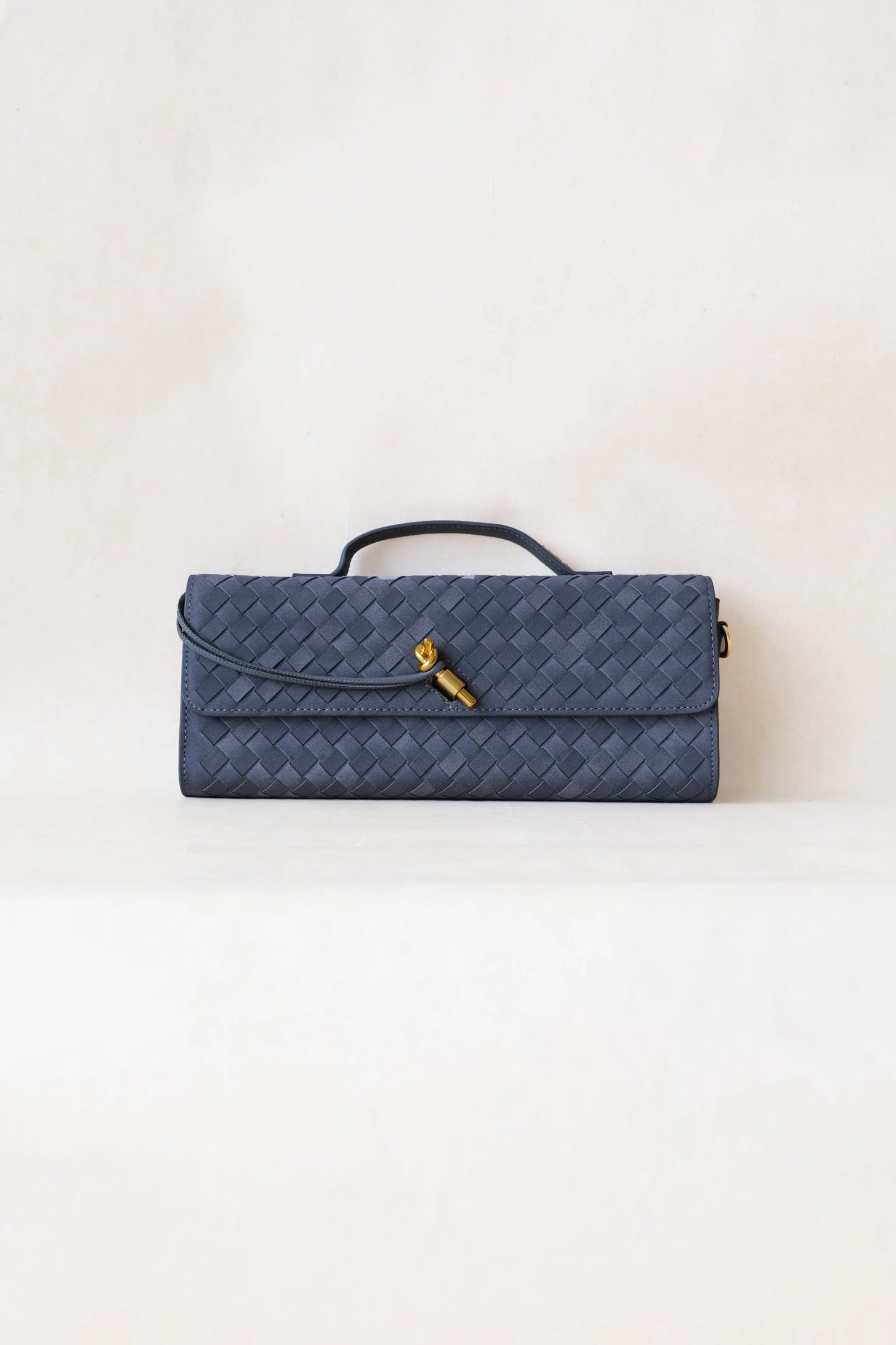 Celine Matte Woven Clutch