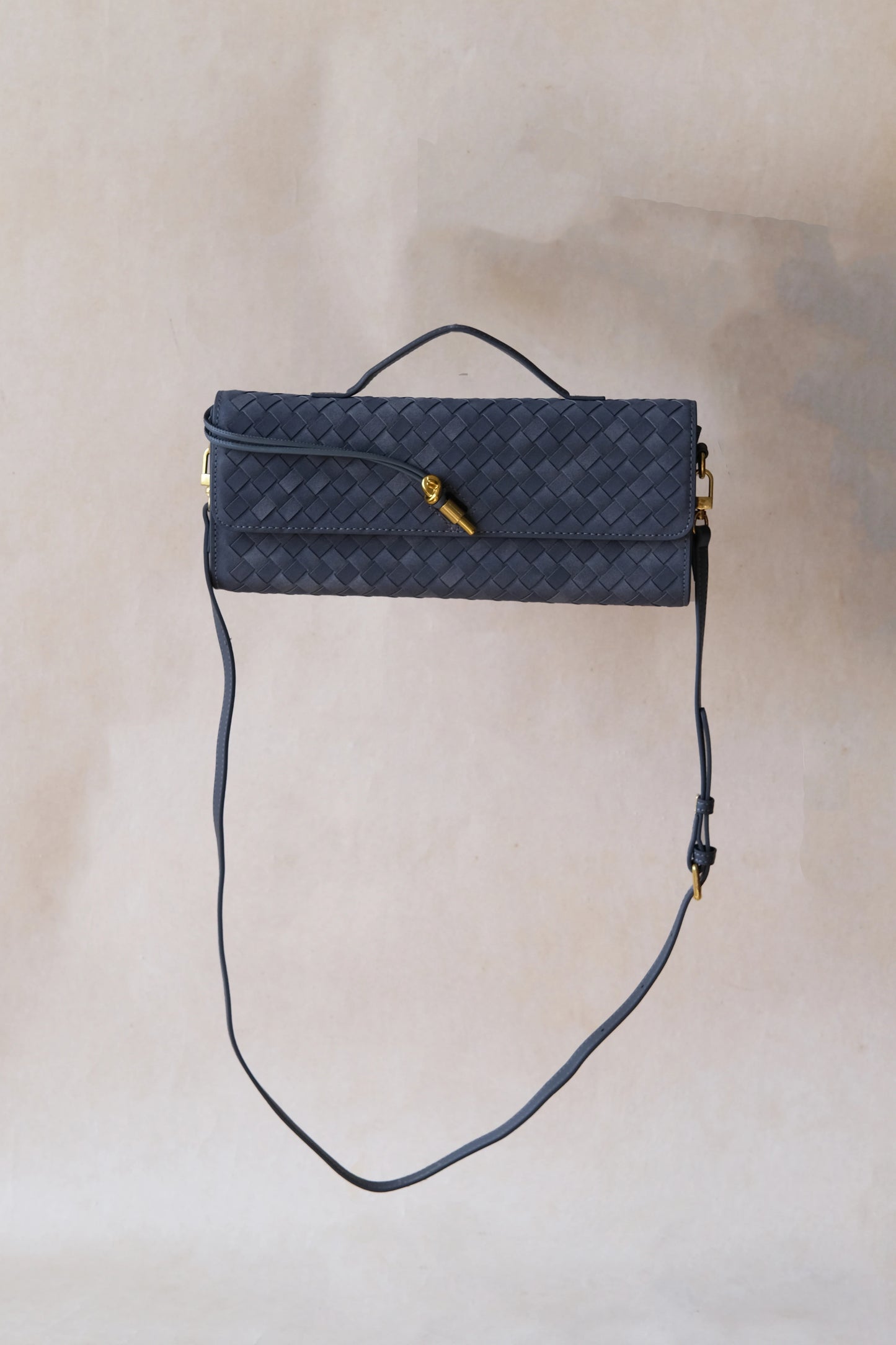 Celine Matte Woven Clutch