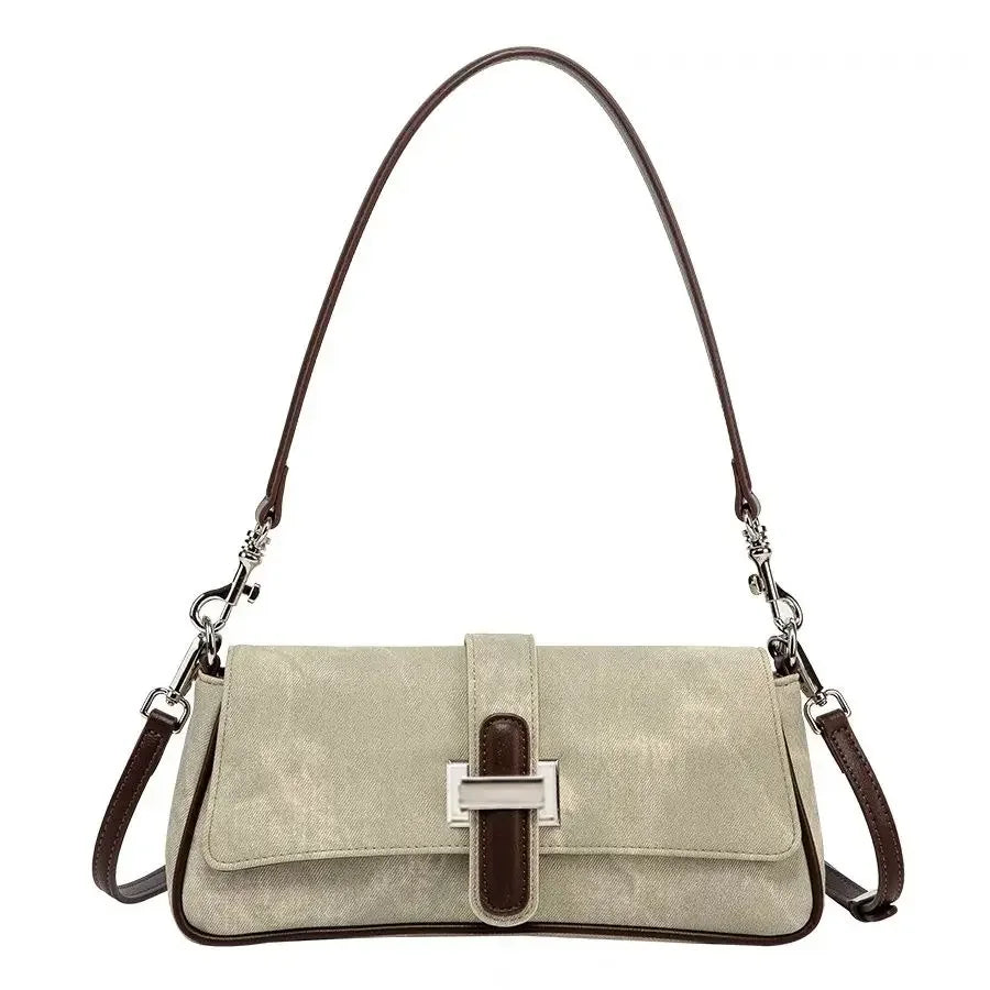 Ella Flip Bag - Denim Sage