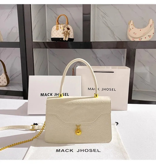 Celeste Charm City Bag - Textured White