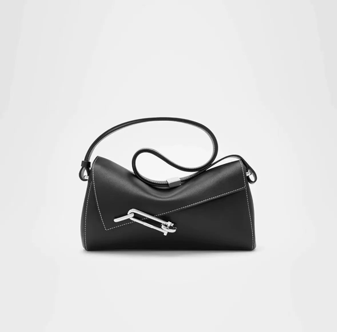 Khia Clasp Bag - Deep Plum