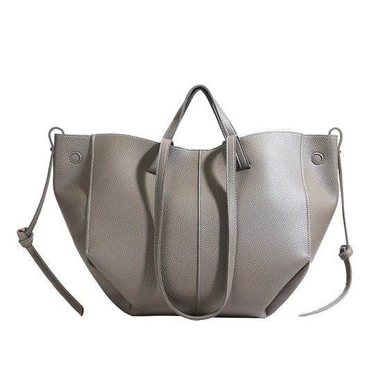 Civita Structured Day Tote - Clay Gray