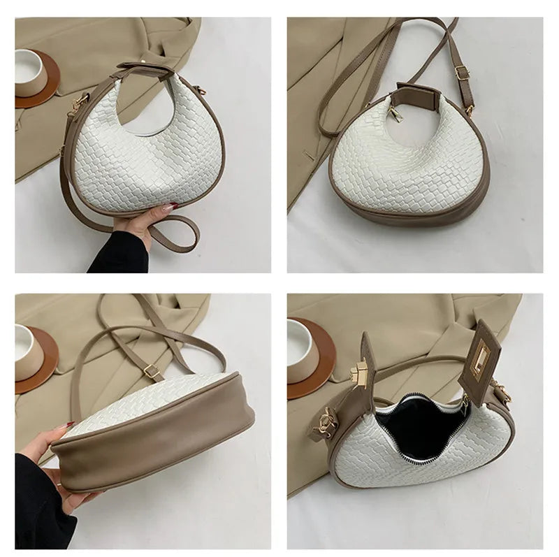 Jaime Contour Clasp Bag