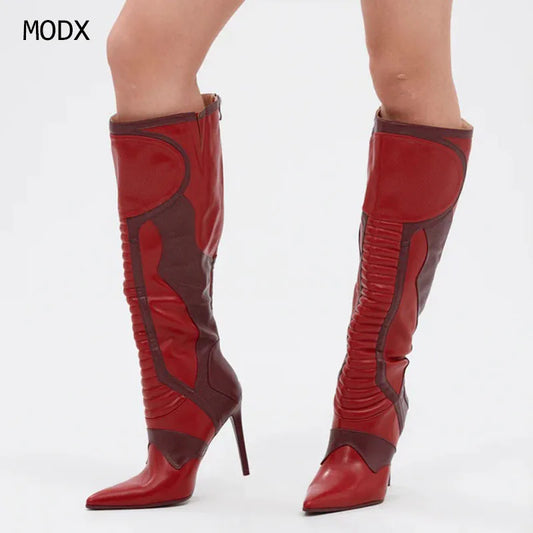 Lucien Rouge Contour Boot - Burnt Cherry