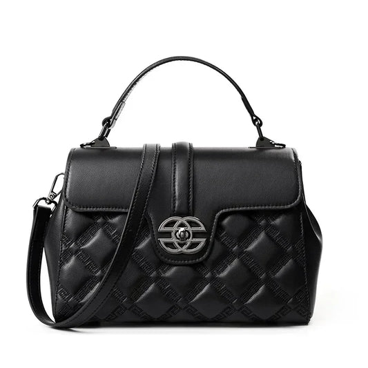 Celine Citadel Clasp Bag - Midnight Black