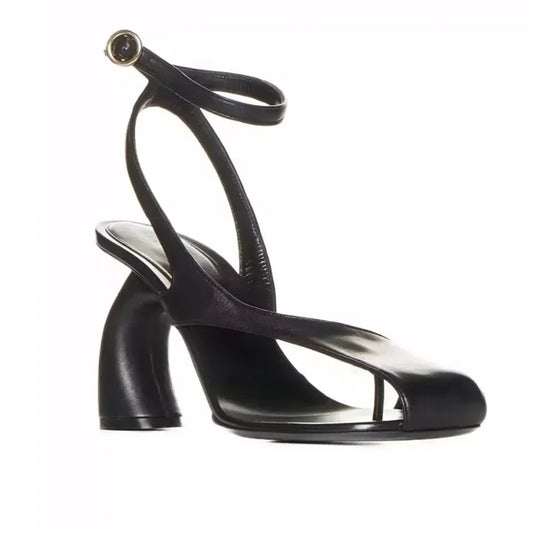 Elyse X Sculpt Heel - Midnight Black